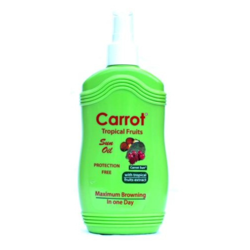 Carrot Sun Taning Oil Tropical Fruit 200ML