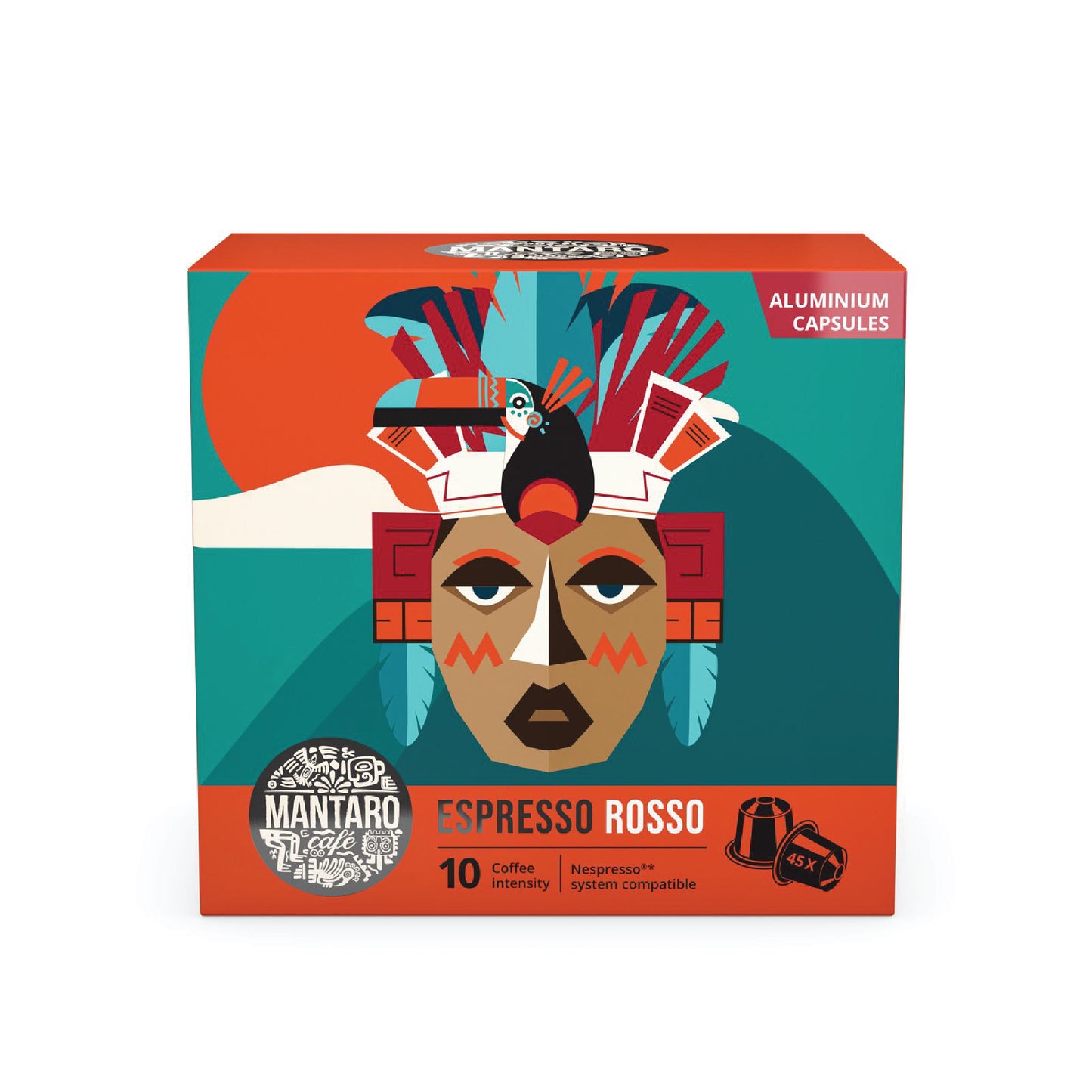 Mantaro Espresso Rosso – 45-piece box