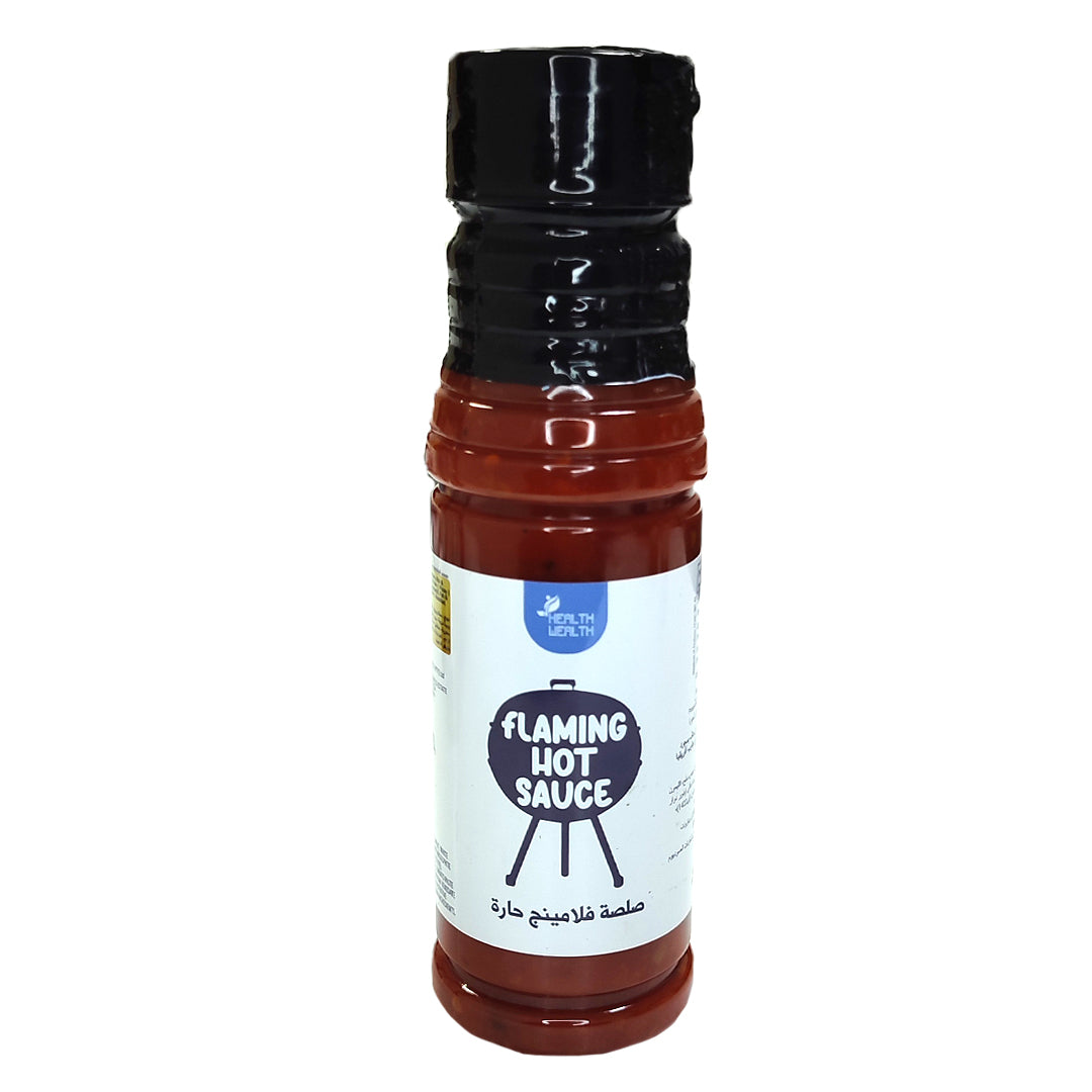 Vegan HEALTH WEALTH FLAMING HOT SAUCE 250ML