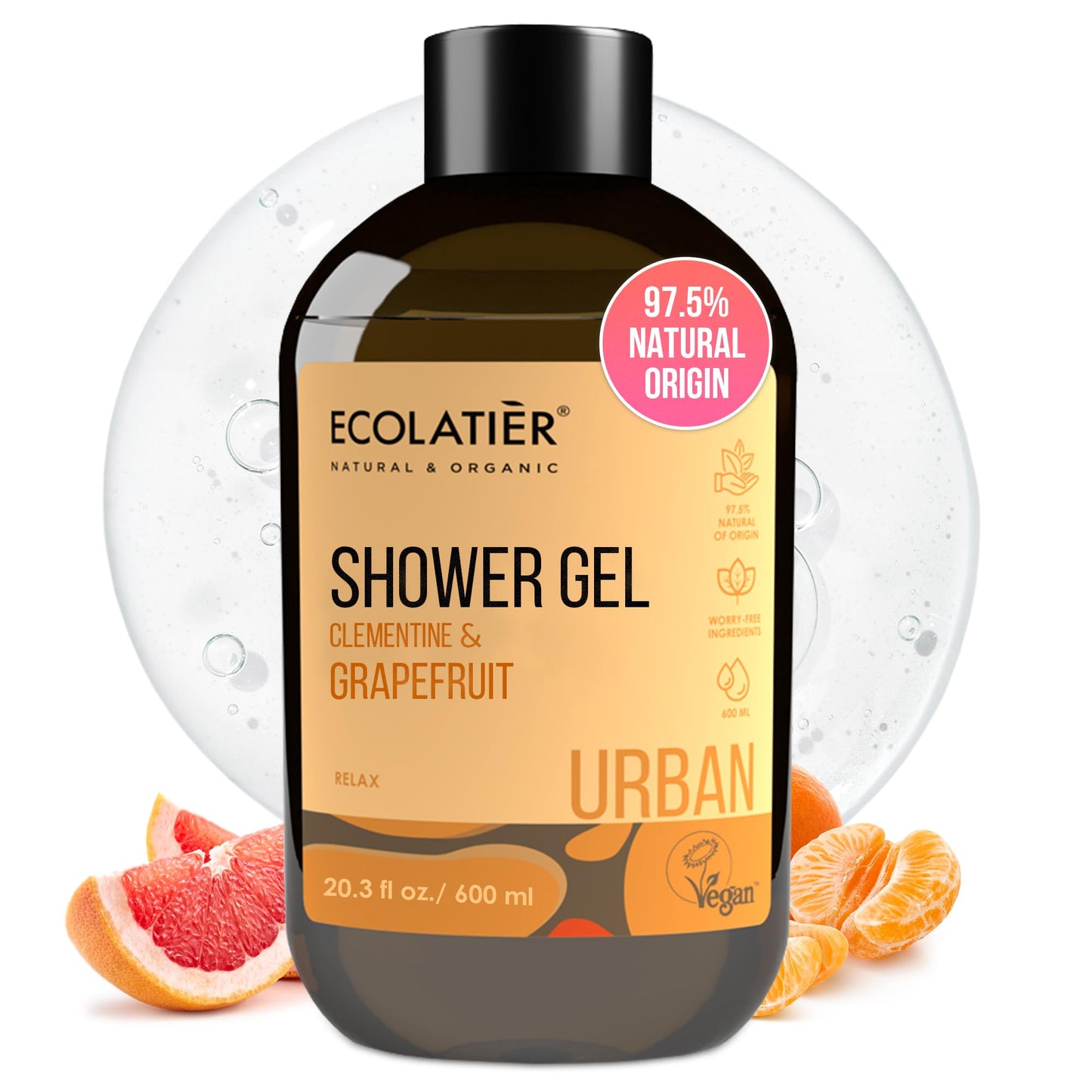 Ecolatier Grapefruit & Clementine Shower Gel 600ml