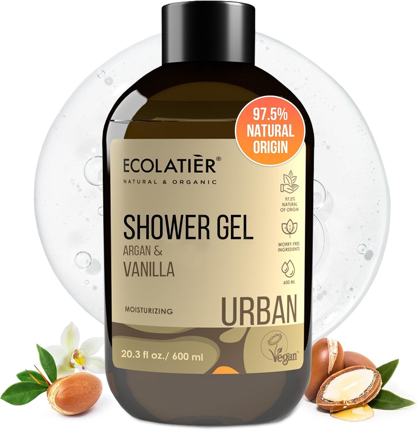 Ecolatier Argan & Vanilla Shower Gel 600ml