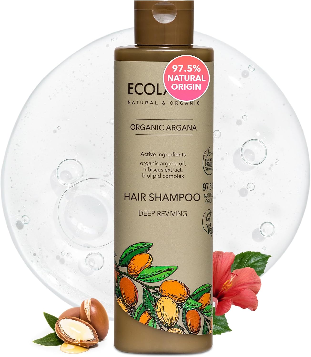 Ecolatier Deep Reviving Hair Shampoo with Organic Argan 250ml