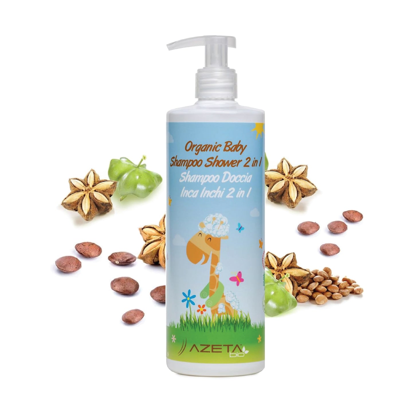 Azeta Bio Organic Baby Shampoo Shower 2in1