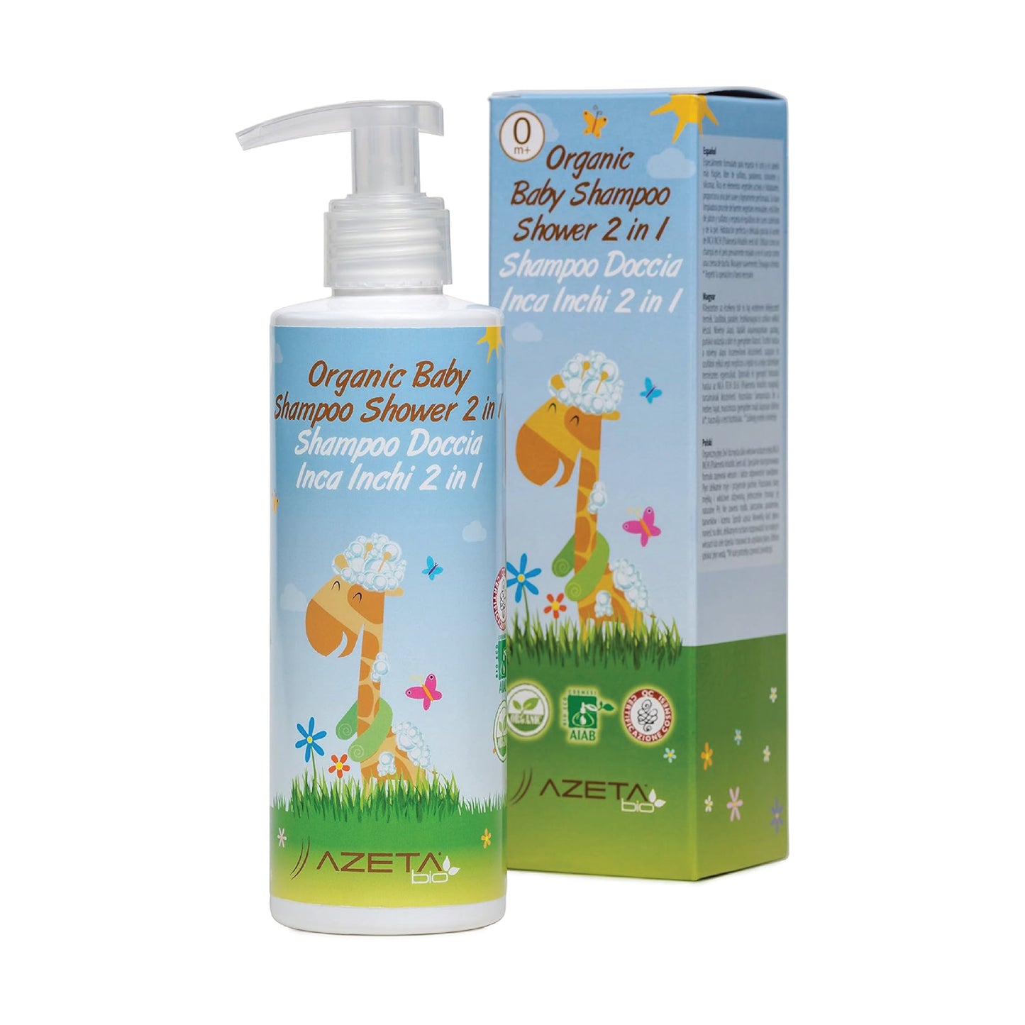 Azeta Bio Organic Baby Shampoo Shower 2in1