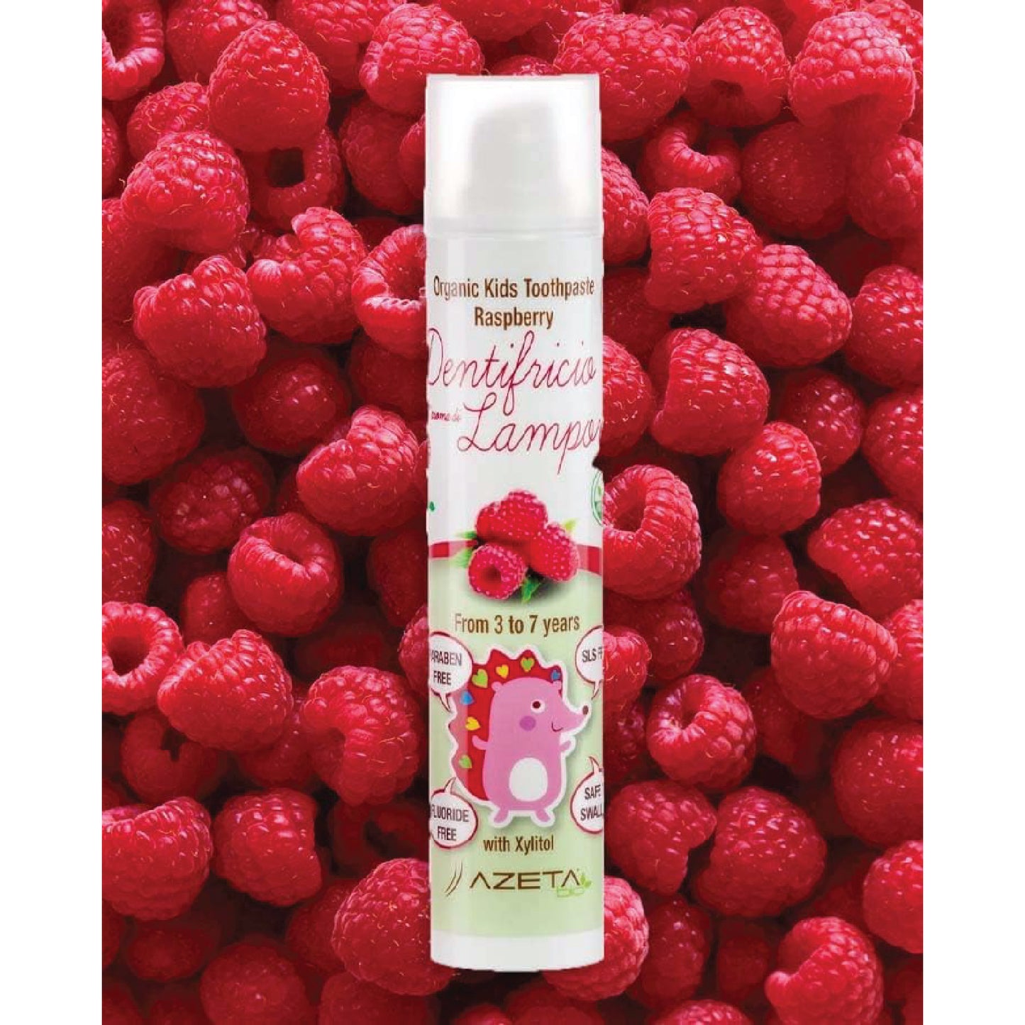 Azeta Bio Organic Toothpaste Raspberry 50 ml