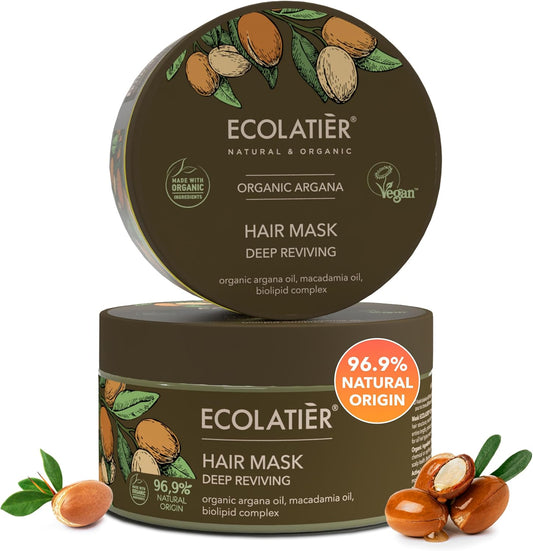 Ecolatier Deep Reviving Hair Mask with Organic Argan 250ml