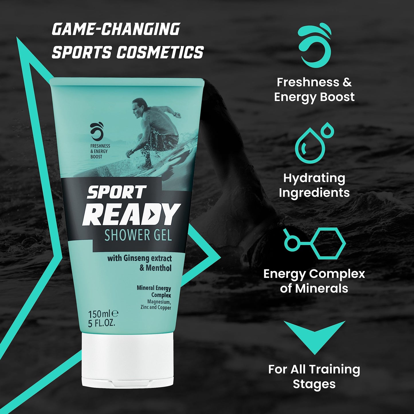 Sport Ready Shower Gel 150ml