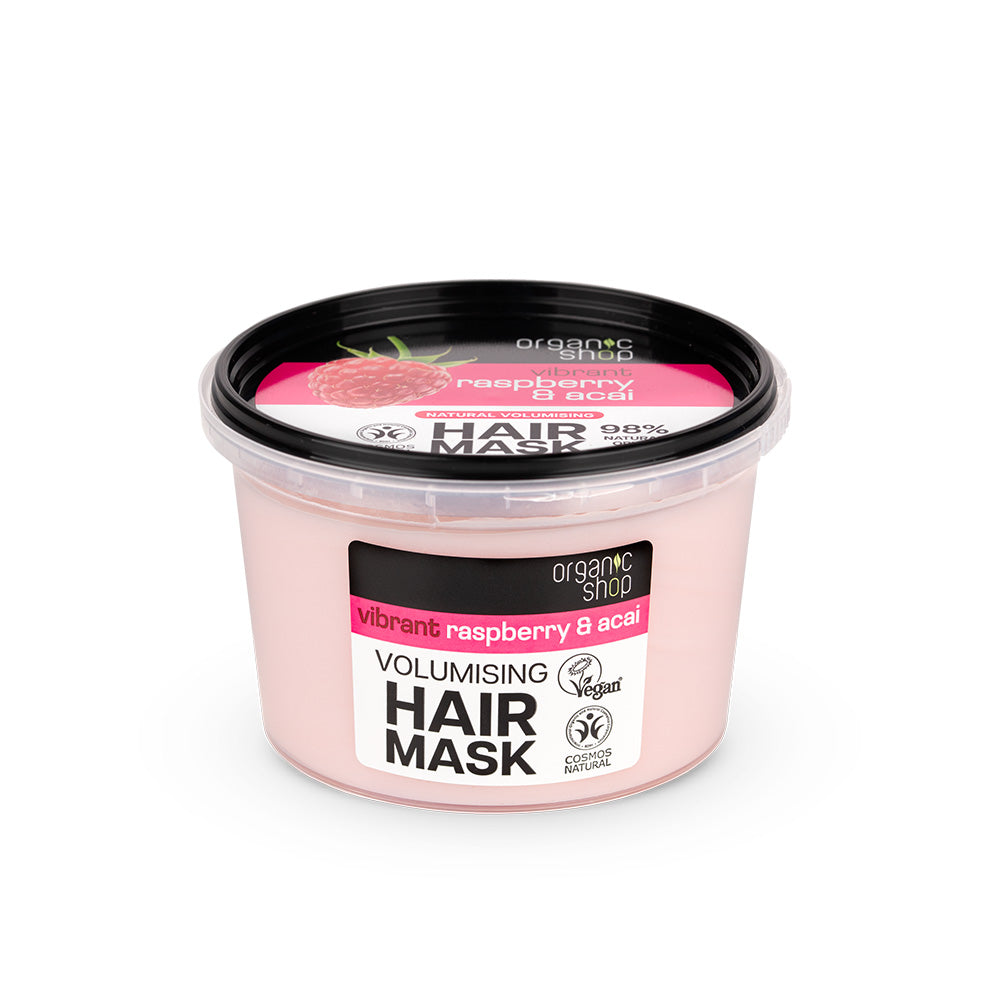 Organic Shop Raspberry & Acai Hair Mask, 250 ml