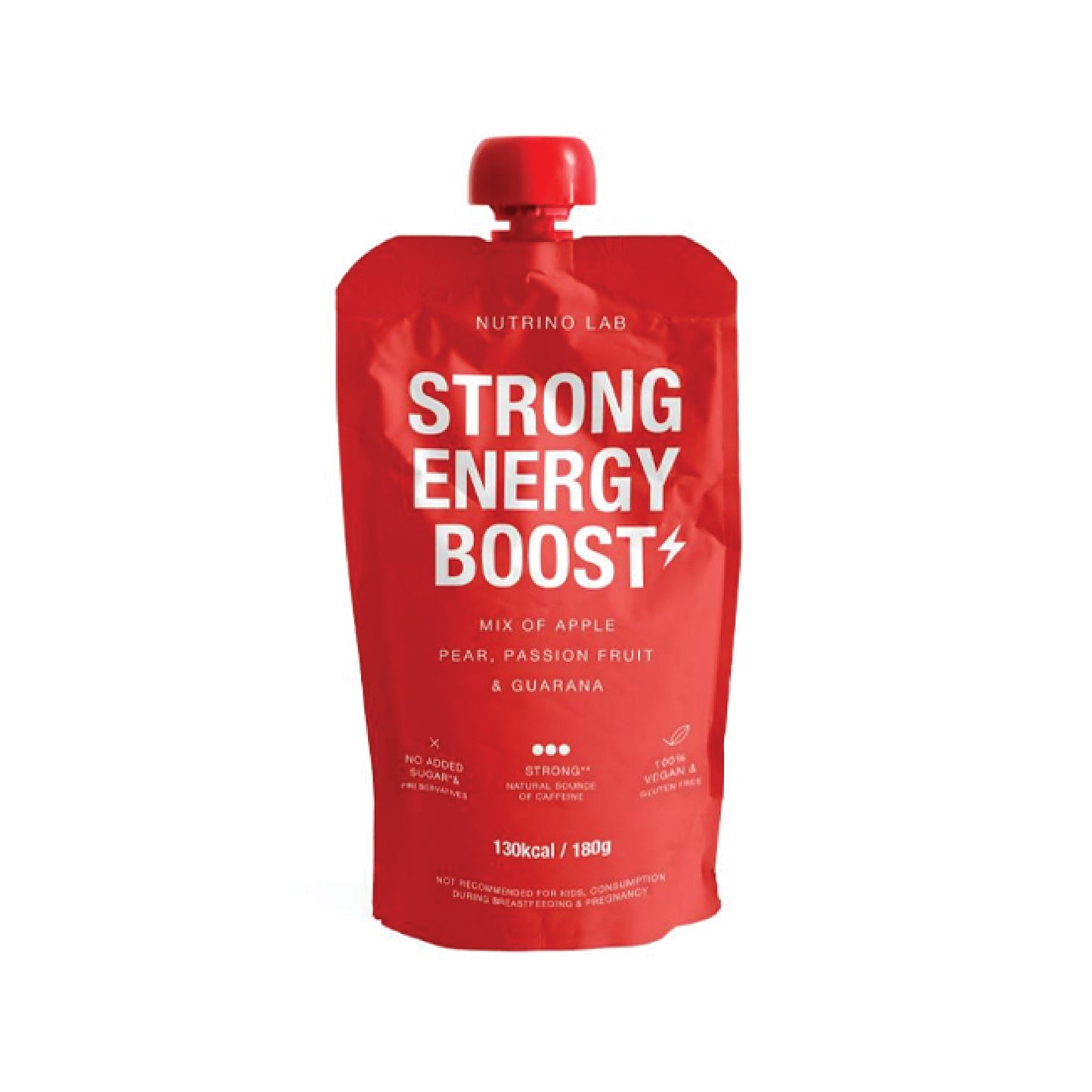 Nutrino Lab Strong Energy Boost – Apple, Pear, Passion Fruit & Guarana 180g