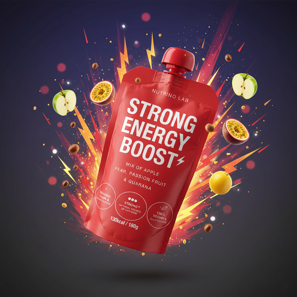 Nutrino Lab Strong Energy Boost – Apple, Pear, Passion Fruit & Guarana 180g