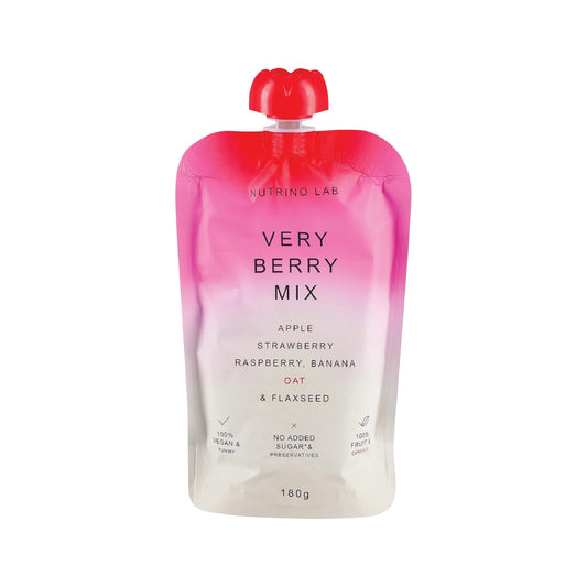 Nutrino Lab Very Berry Mix (Apple, Strawberry, Raspberry, Banana, Oat & Flaxseed) 180g