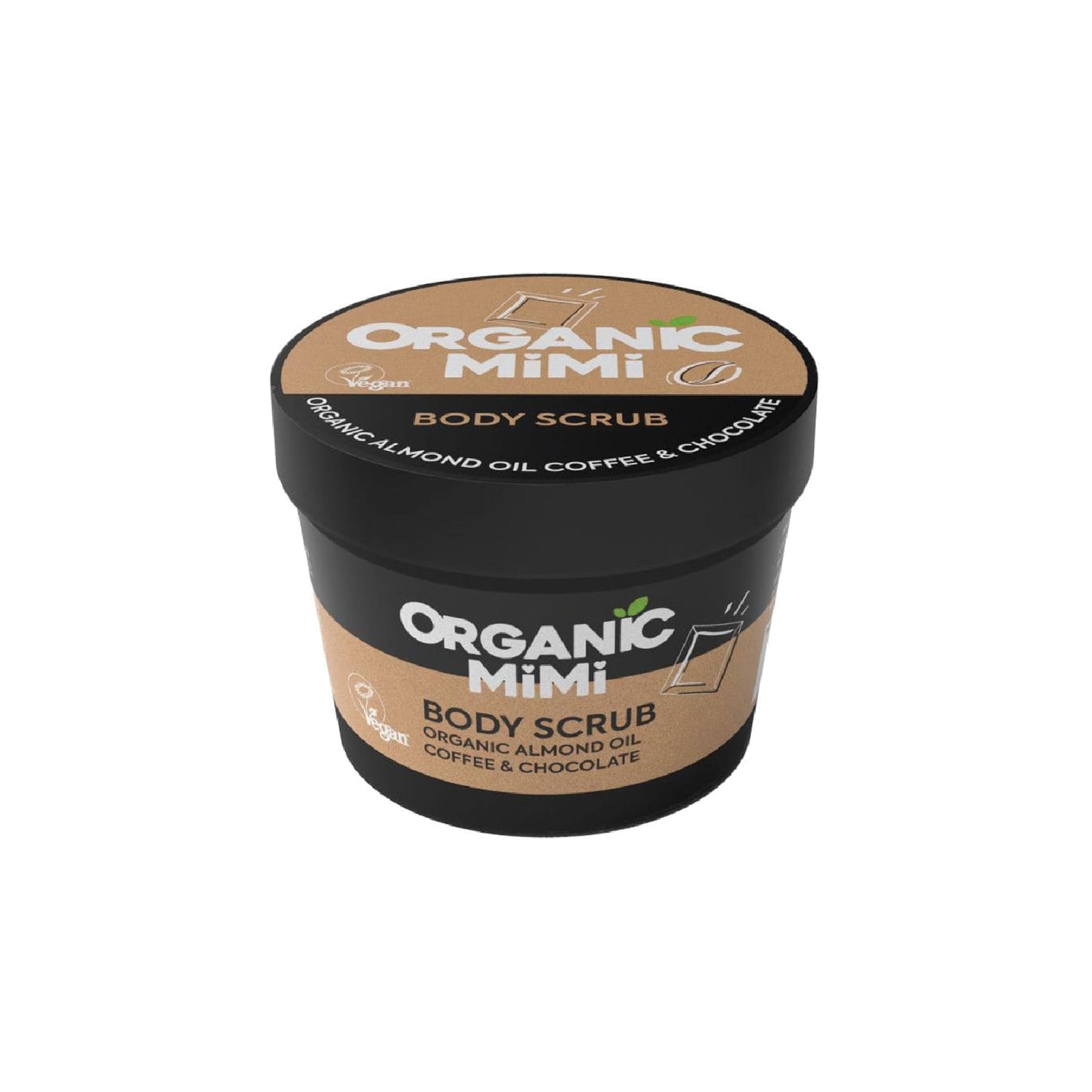 Organic Mimi Coffee & Chocolate Body Scrub 120g