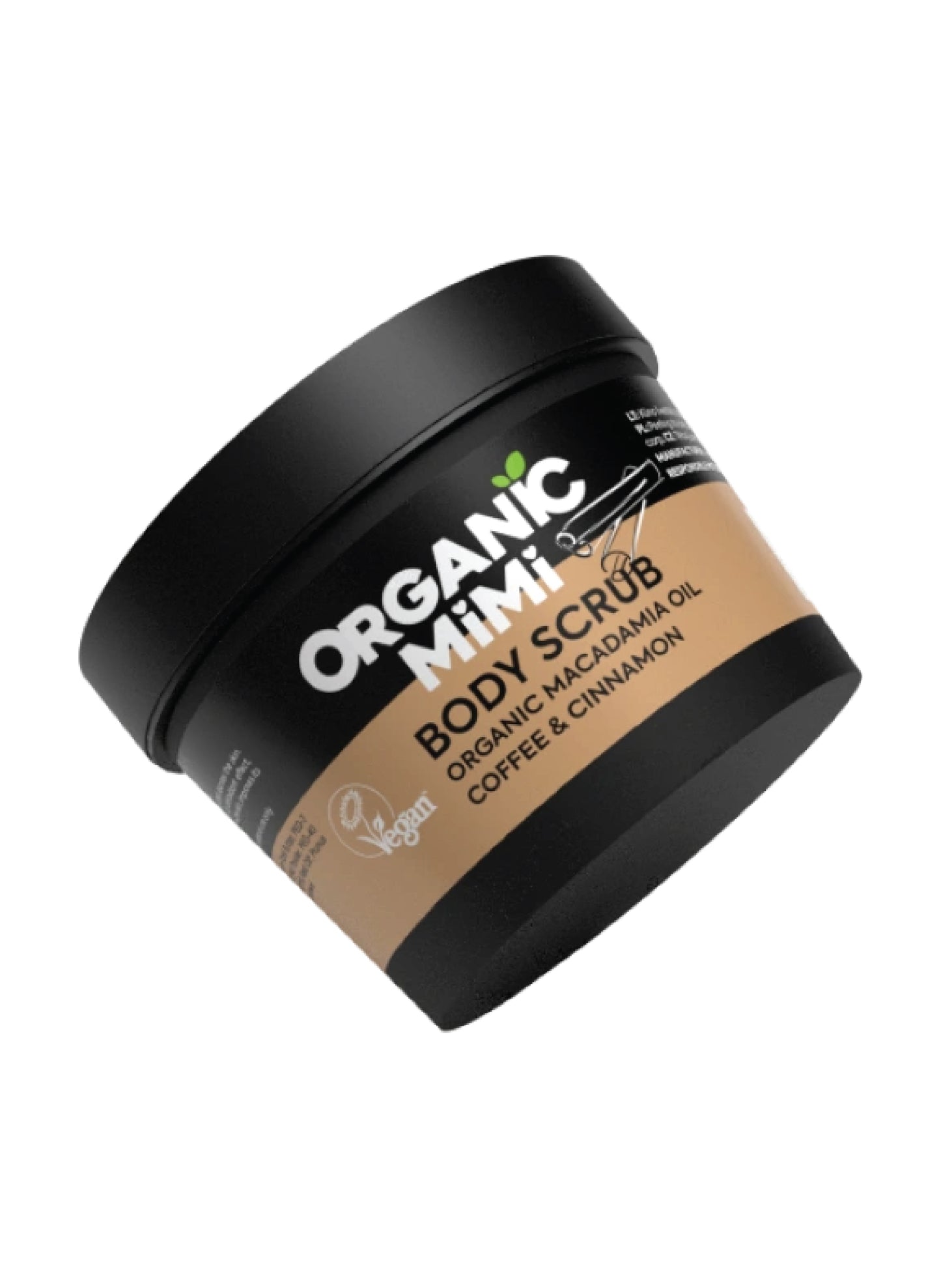Organic Mimi Coffee & Cinnamon Body Scrub 120g