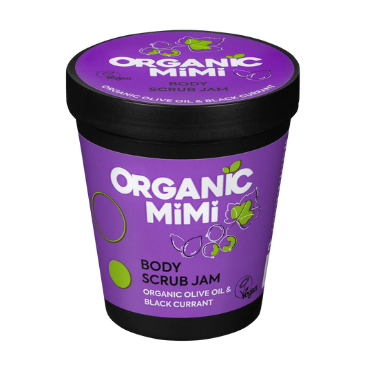 Organic Mimi Jam Olive & Black Currant Body Scrub 250g