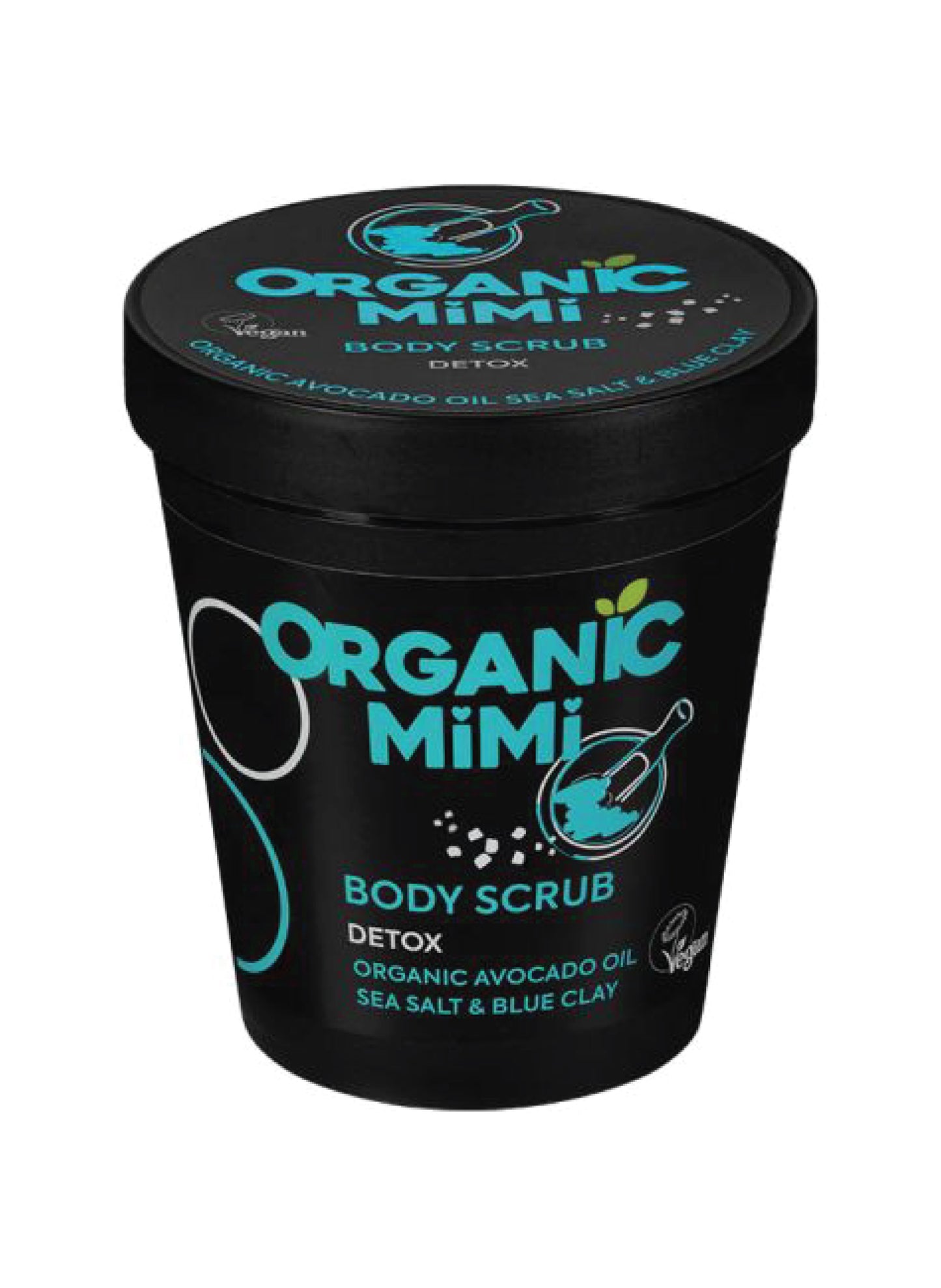 Organic Mimi Detox Sea Salt & Blue Clay Body Scrub 280g