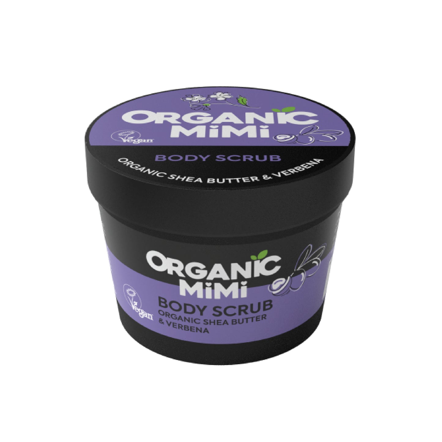 Organic Mimi Shea & Verbena Body Scrub 120g