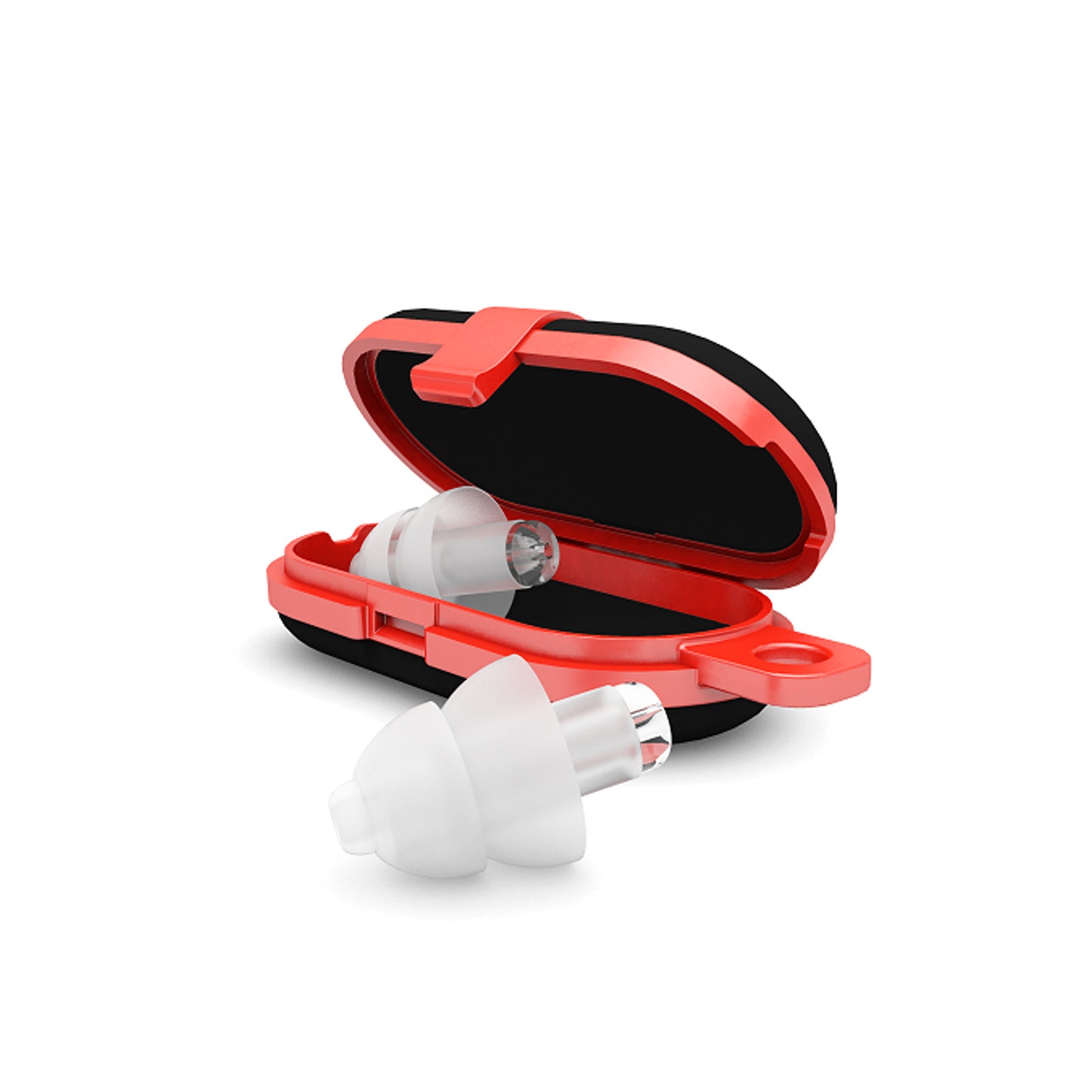 Alpine PartyPlug Party Earplugs Transparent – Reusable Noise-Reduction Earplugs (1 Pair)