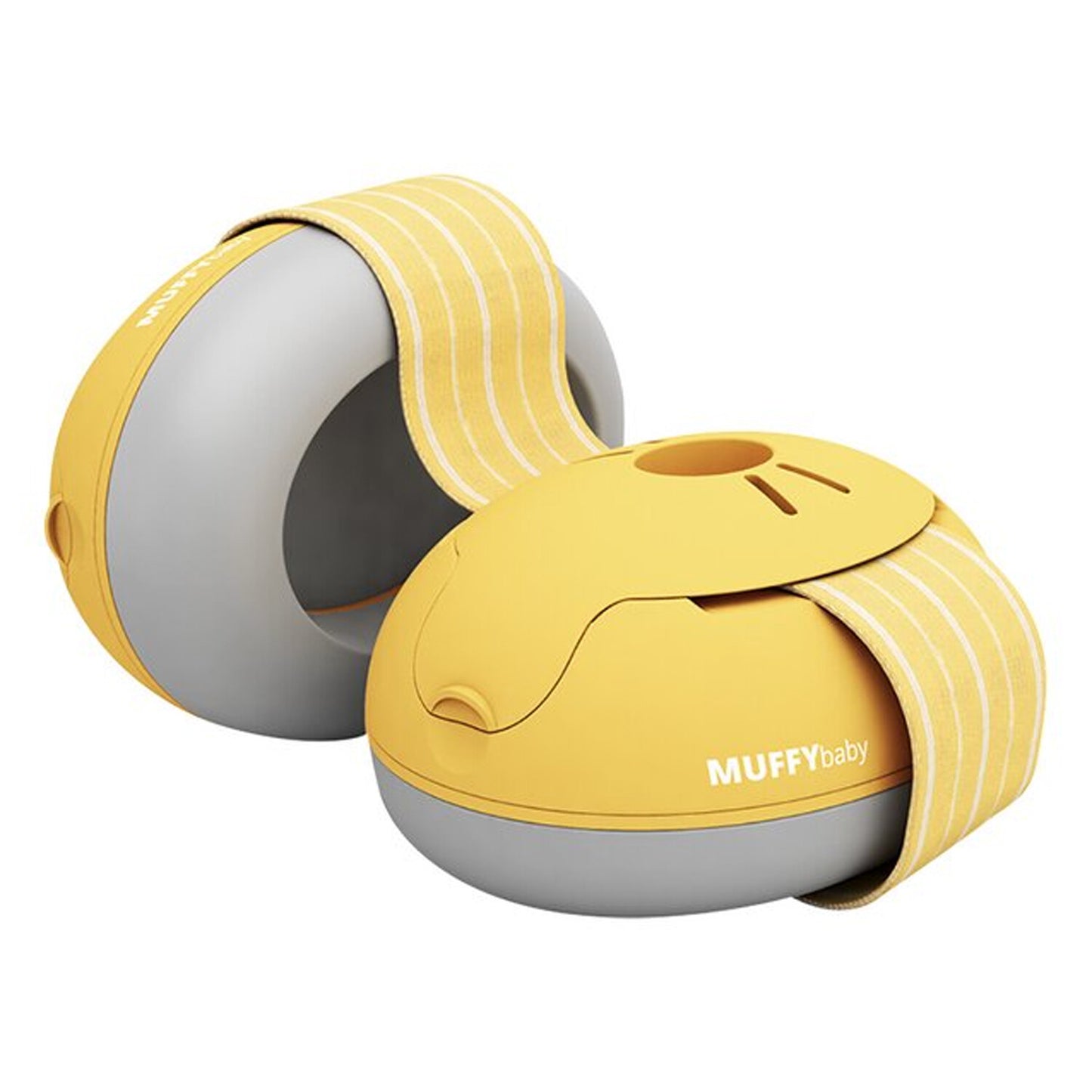 Alpine Muffy Baby Earmuffs – Soft Protective Baby Ear Defenders (Yellow)