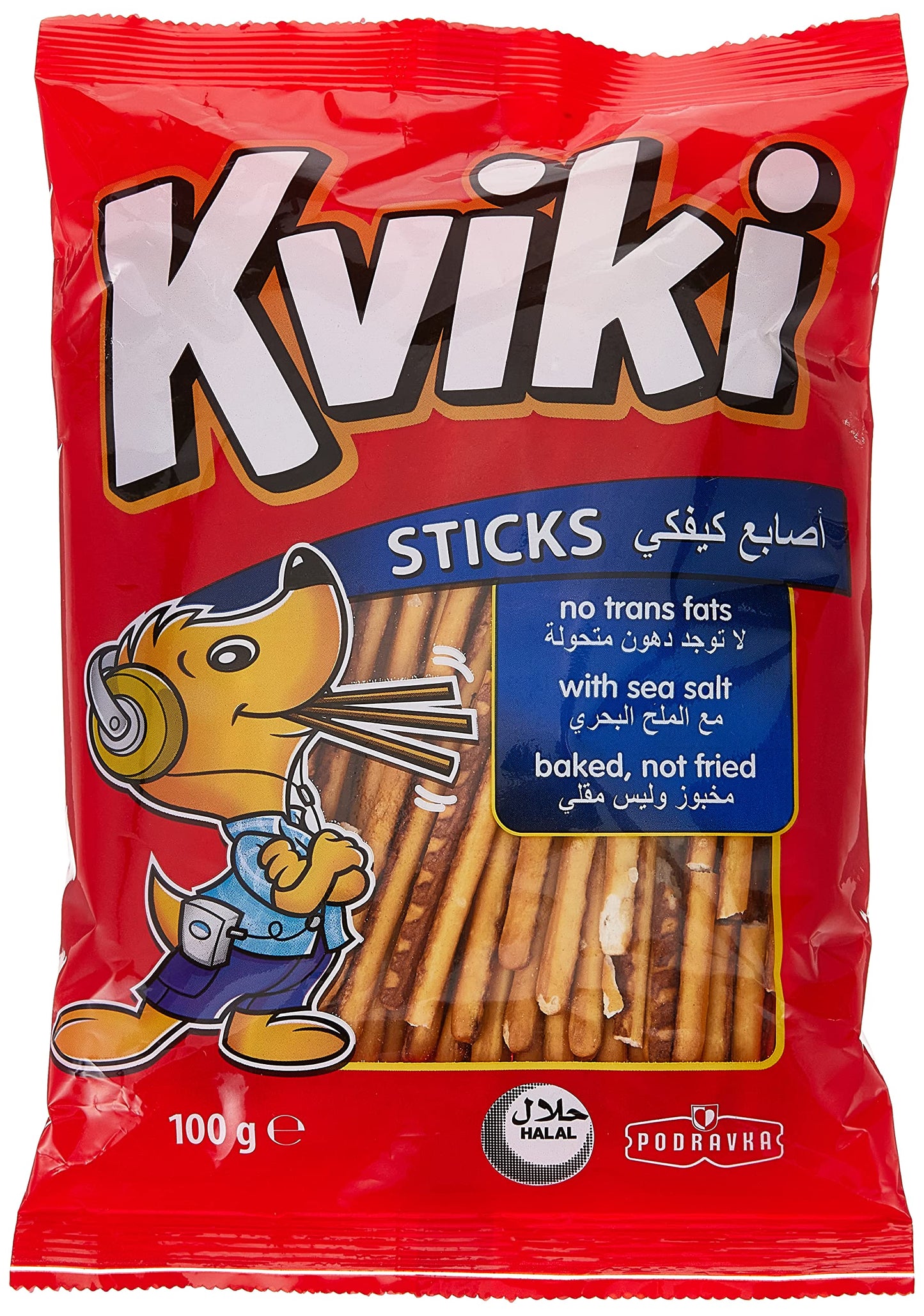 KVIKI STICKS baked not fried 100G