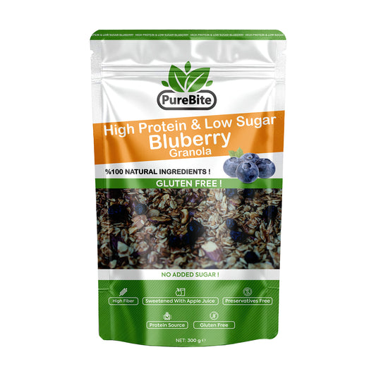 PureBite Gluten-Free High Protein Blueberry Granola 300g