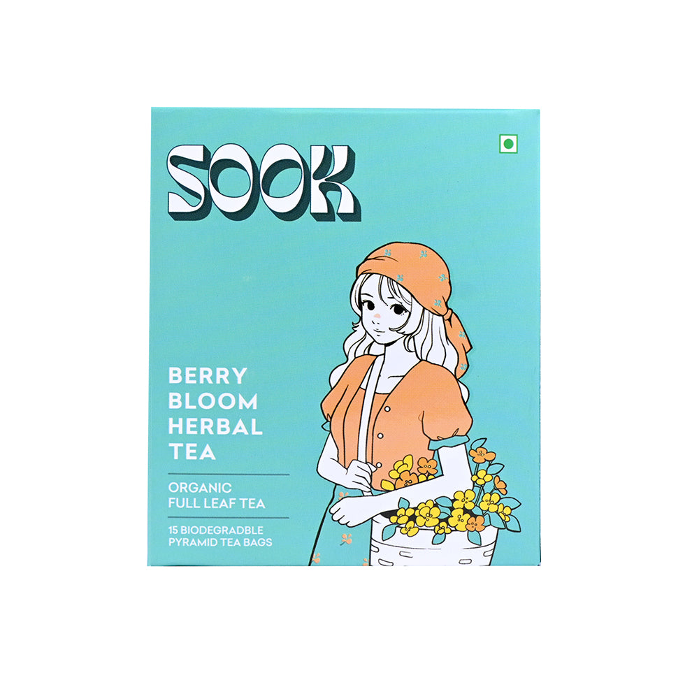 SOOK BERRY BLOOM HERBAL Organic  TEA 30G