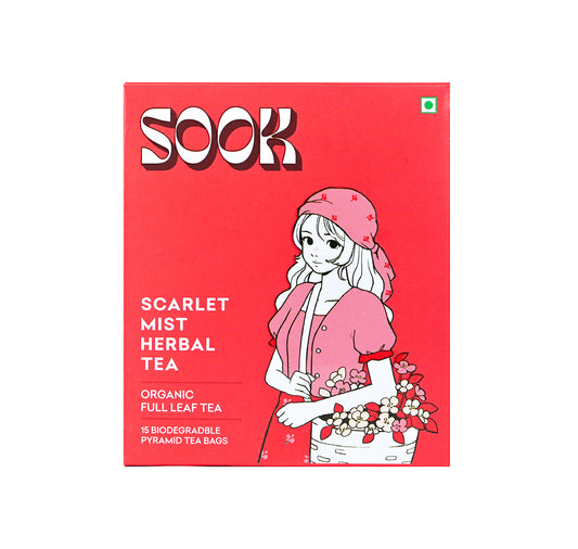 SOOK SCARLET MIST HERBAL Organic  TEA 30G