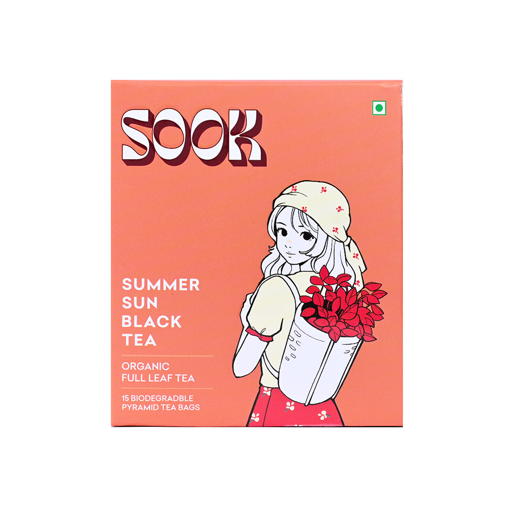 SOOK SUMMER SUN BLACK Organic TEA 30G