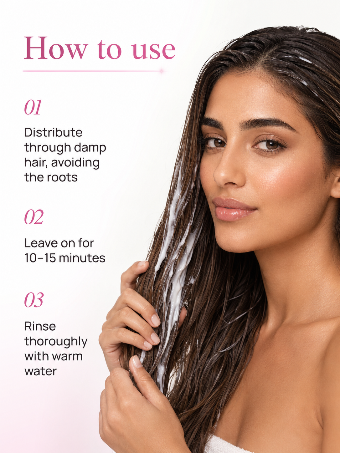 Mixit Collagen & keratin smoothing mask for frizzy hair with salon laminating effect 400ml