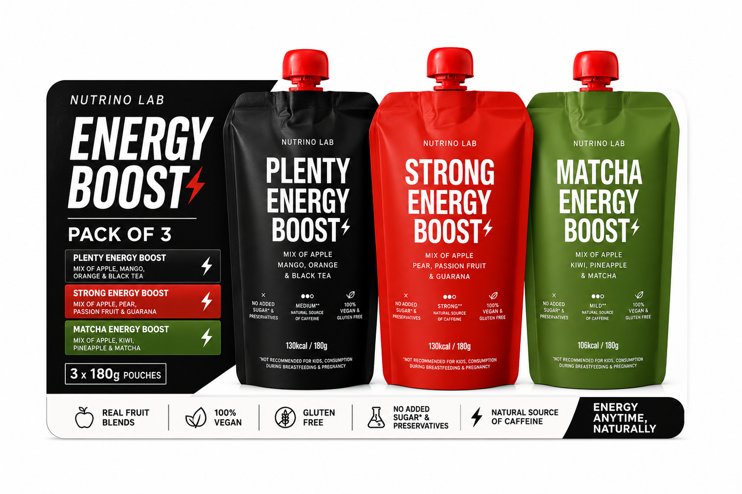 Nutrino Lab Energy Boost Pack of 3