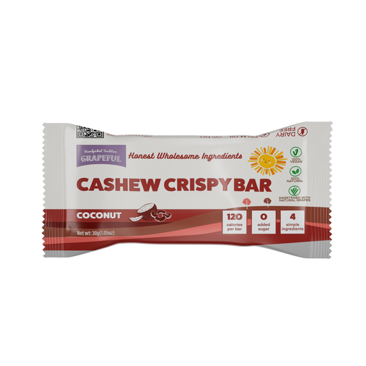 Grapeful Vegan Cashew Crispy Bar - Coconut 30G