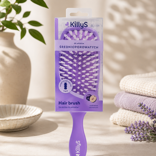Killys Hairbrush for Medium Porosity Hair