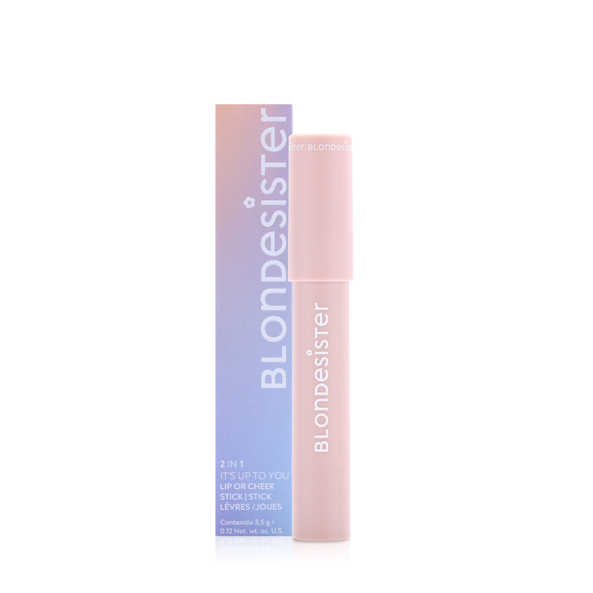 Blondesister 2 IN 1 IT'S UP TO YOU LIP OR CHEEK SOFT PINK 01