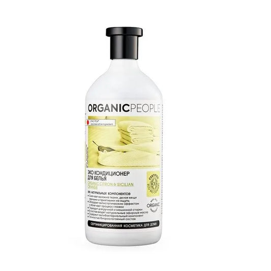 OP ECO FABRIC SOFTENER. ORGANIC CITRON & SICILIAN ORANGE, 1000 ML - 9180