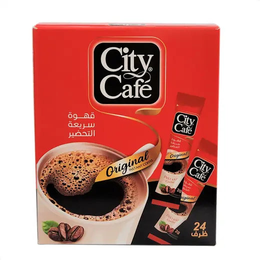 City Cafe Black Instant Coffee 24X2G