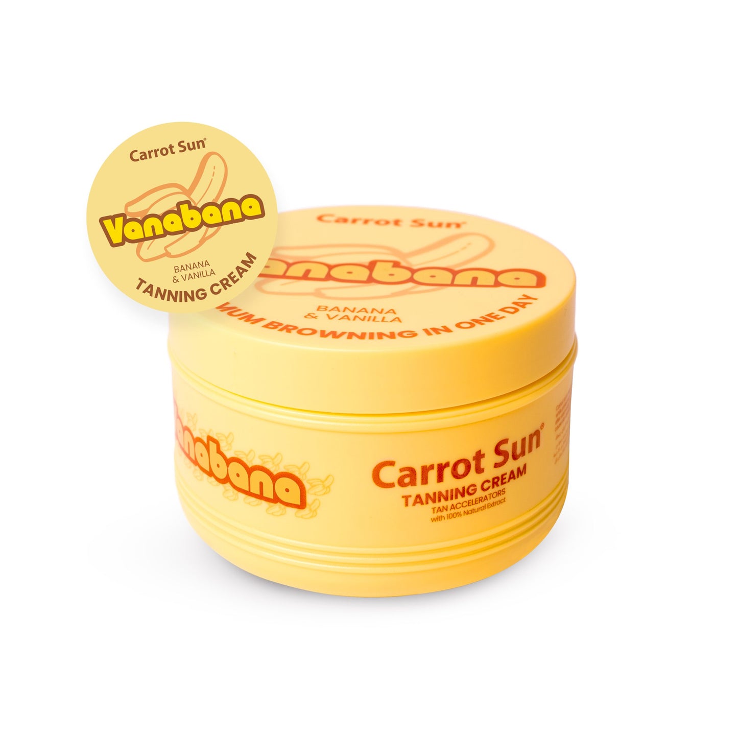 Carrot sun – Vanabana – Banana & Vanilla Tanning Cream 350ml