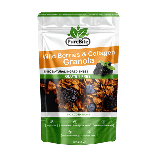 PureBite Gluten-Free Granola with Wild Berries & Collagen 300g