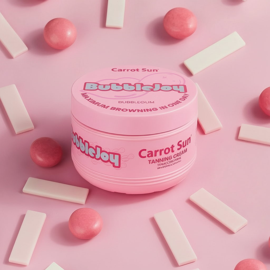 Carrot sun – Bubblejoy – Bubblegum Tanning Cream 350ml
