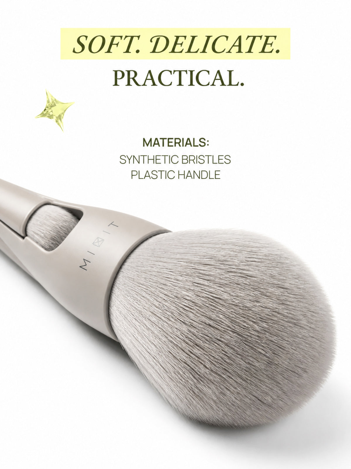 MIXIT Makeup Multi Brush Set 4-in-1 for Face, Eyes & Lips Makeup Application
