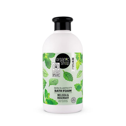 Organic Shop Bath Foam Skin Elasticity Melissa and Rosemary, 500 ml