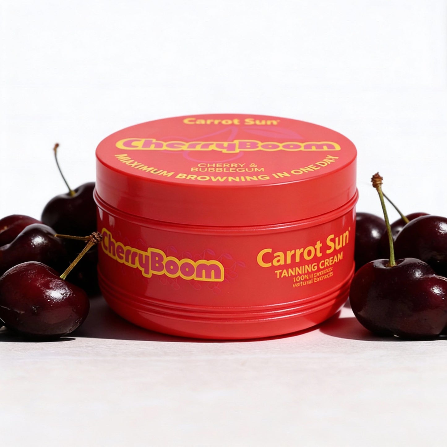 Carrot sun – Cherry Boom – Cherry & Bubblegum Tanning Cream 350ml
