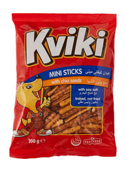 KVIKI  CHIA  STICKS baked not fried 100G