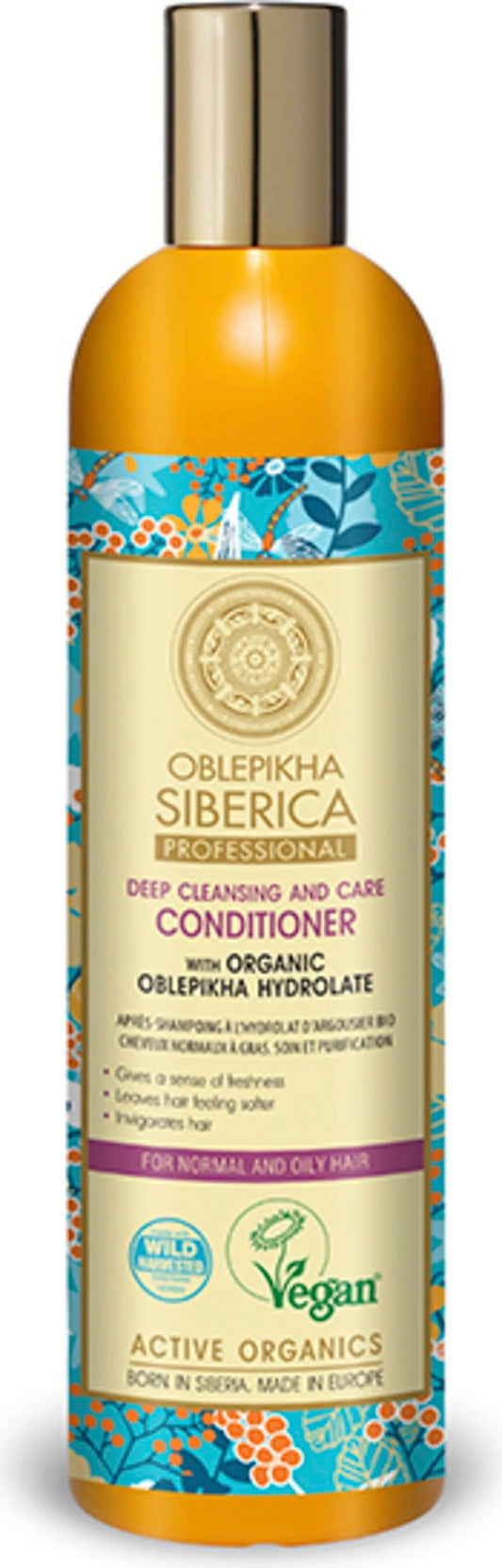 NS Organic Oblepikha Hydrolate Conditioner – For Normal & Oily Hair (400ml)