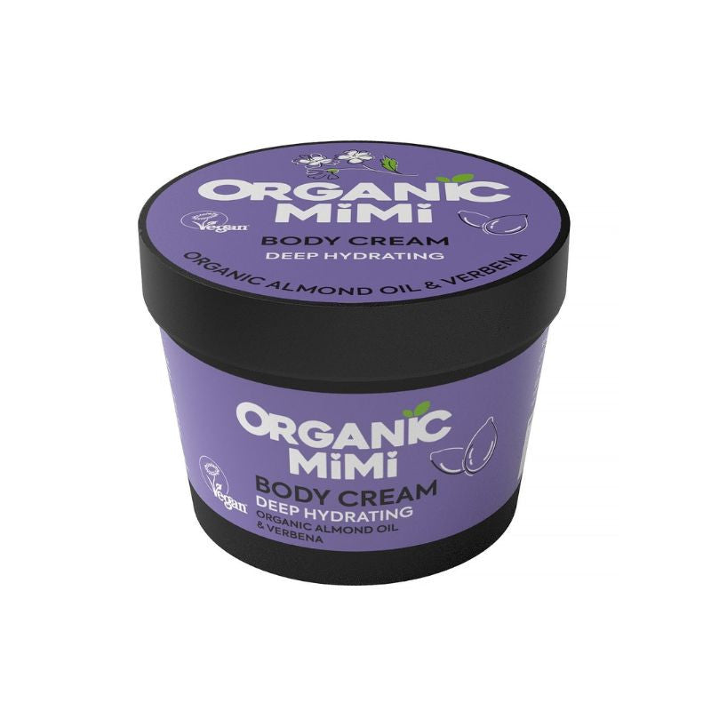 Organic Mimi Deep Almond & Verbena Hydrating Body Cream 100ml