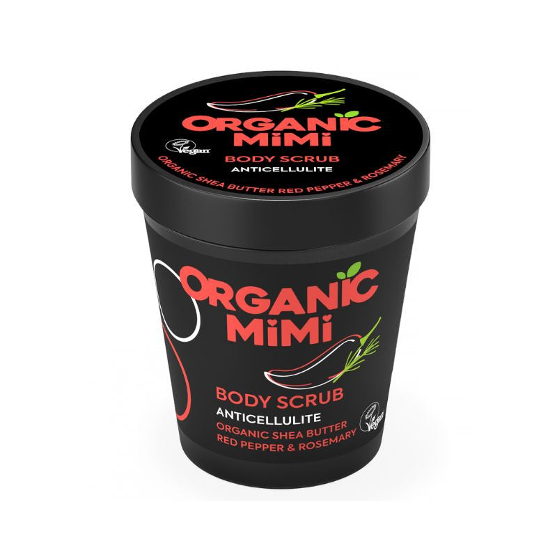 Organic Mimi Anticellulite Red Pepper & Rosemary Body Scrub 250g