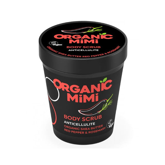 Organic Mimi Anticellulite Red Pepper & Rosemary Body Scrub 250g
