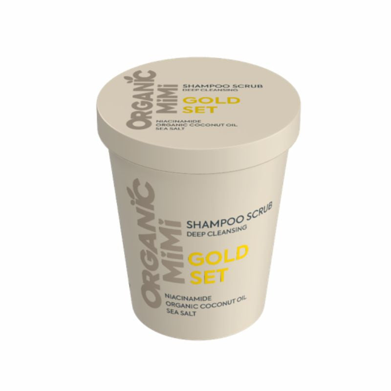 Organic Mimi Deep Cleansing Gold Set Shampoo Scrub 310g